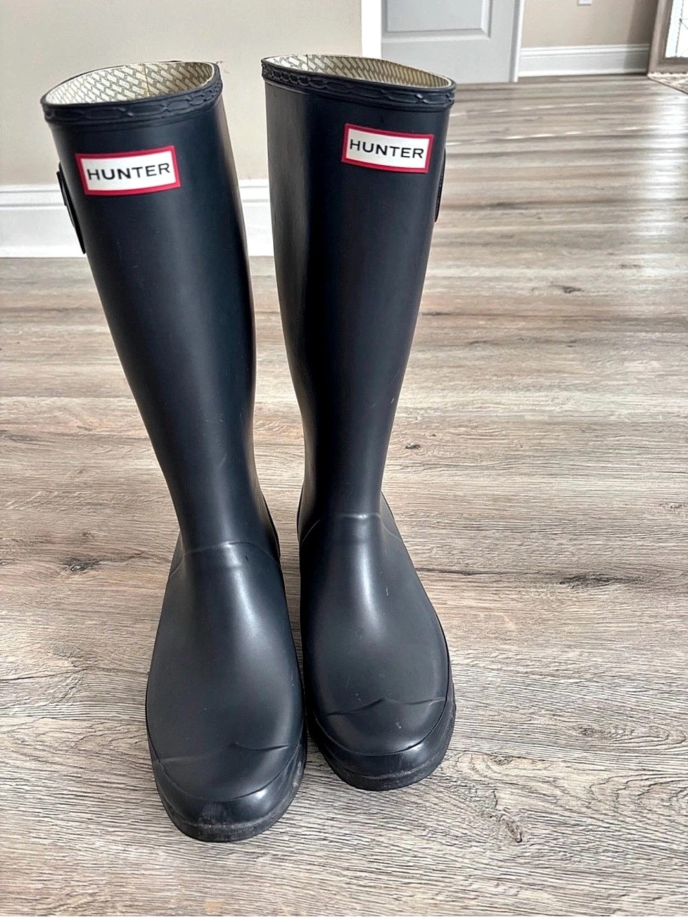 Hunter Original Tall Rain Boots Navy blue US 10